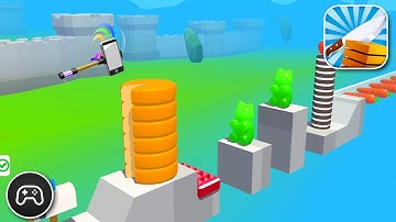 Slice It All - Gameplay Walkthrough Part 125 - Survival Game Levels 520-521 (iOS, Android)