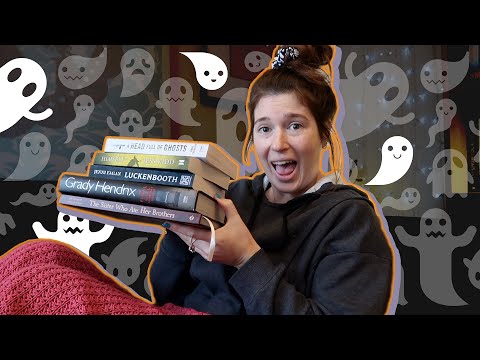 Spooky reading vlog 👻 Five horror books in one weekend! 👻 | Drinking By My Shelf