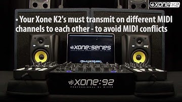 Xone:K2 - Application Example: Dual Setup - External Mixer
