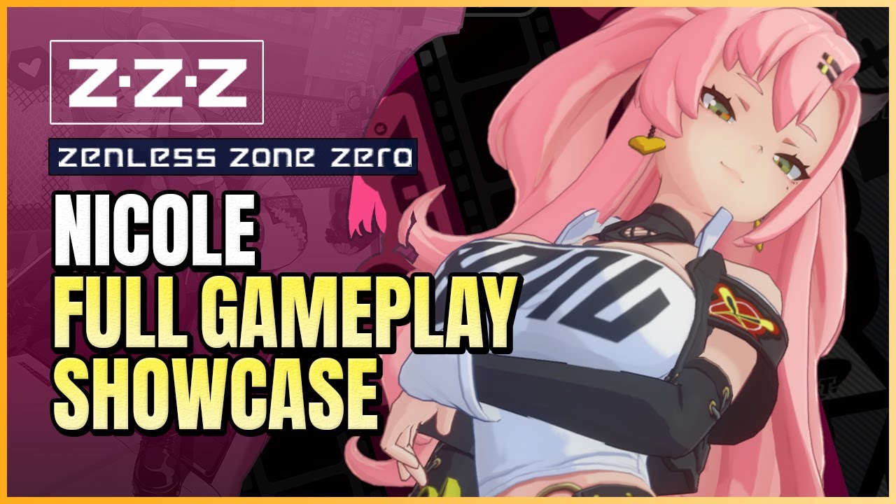 Nicole Demara Gameplay Showcase (Skills, Talents, Animation) | Zenless Zone  Zero 1st CBT Tuning Test - YouTube