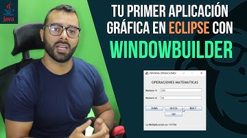 💻Como Crear Interfaces Graficas En Eclipse con 👉WindowBuilder 👈 [Actualizado]