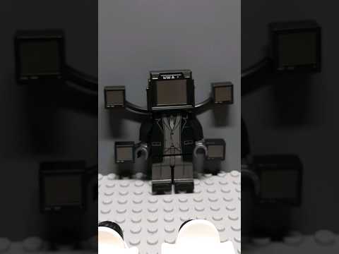 BIG TV MAN | Обзор на фигурку скибиди туалет #lego #skibiditoilet #shorts