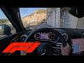 Monaco Formula 1 Race Track Drive in Mercedes SL63 | 4K ASMR POV Scenic Drive