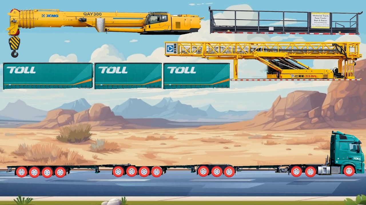 Mencari Karoseri Truk Panjang | Truk Gandeng,Road Train, Scissor Lift, Bridge Inspection, Crane Truk