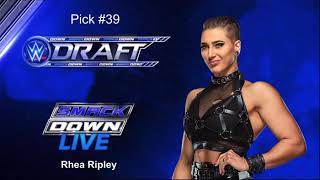 WWE 2k20 Draft