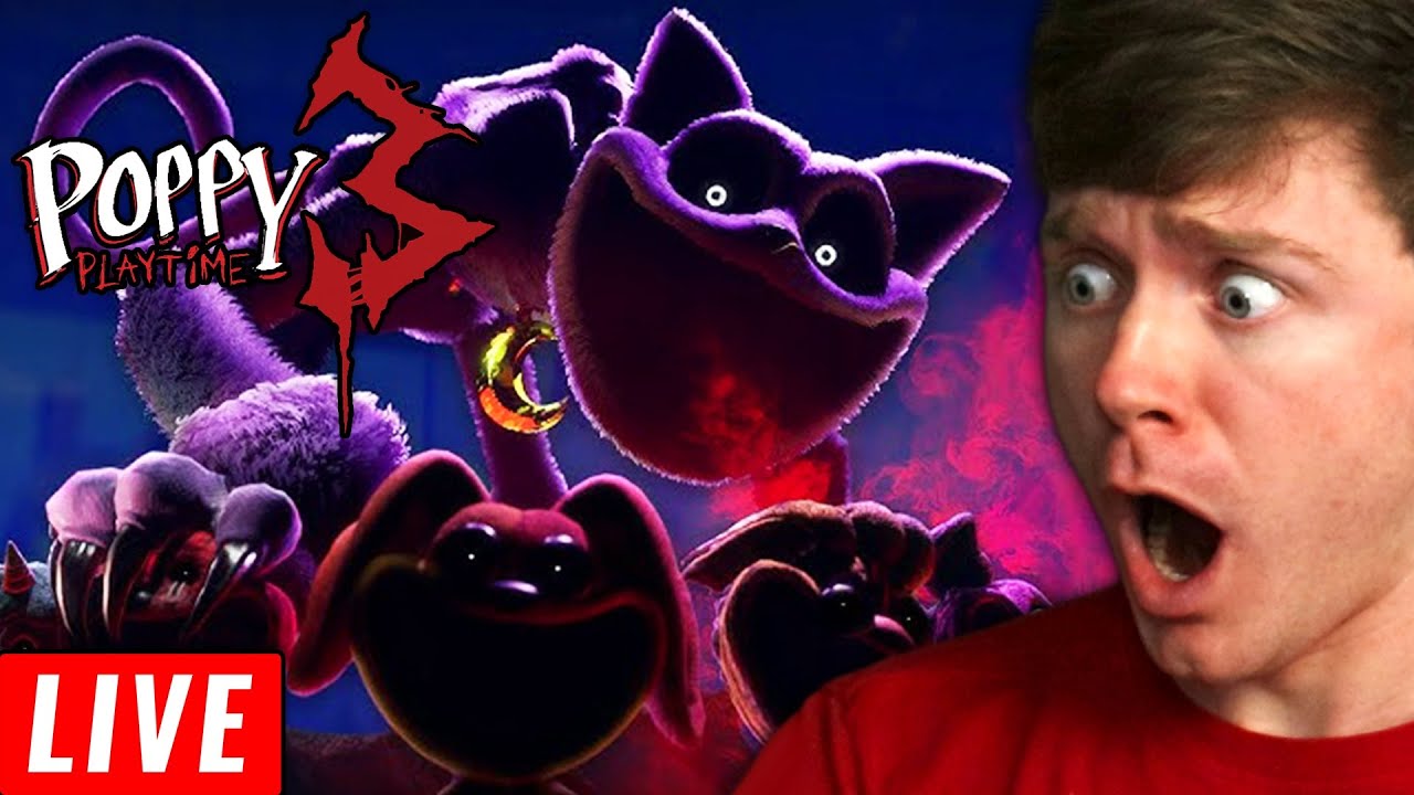 LIVE - POPPY PLAYTIME CHAPTER 3 - (FULL GAMEPLAY)