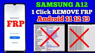 Samsung A12 FRP Bypass Android 12 13 | SM-A125F / SM-A127F New Method FRP Unlock 2023