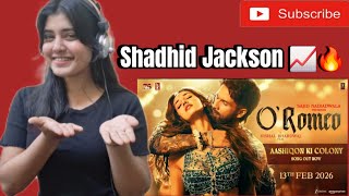 O Romeo| Aashiqon ki Colony|Shahid Kapoor|Disha Patni|Madhubanti Bagchi|Javed Ali|Vibecheckreaction
