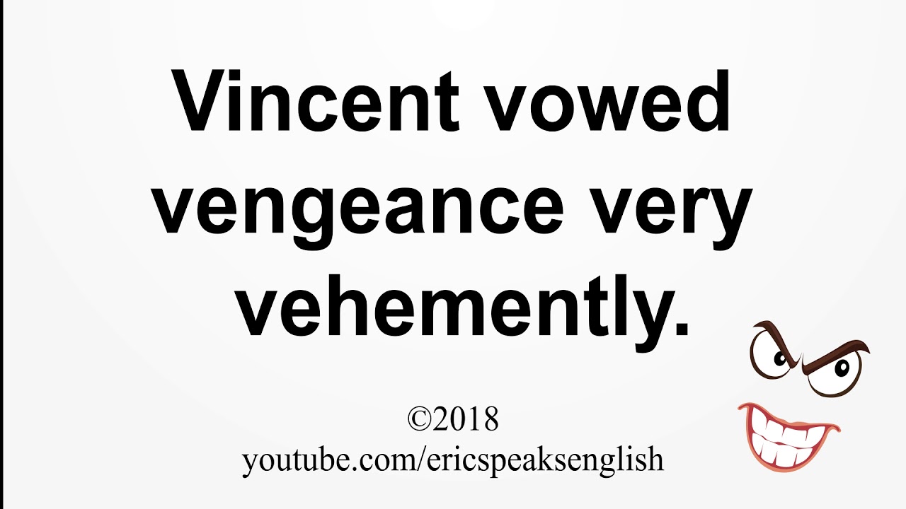 VENGEANCE  Pronunciation in English