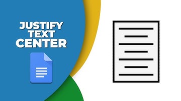 How to justify text in the center in Google Docs