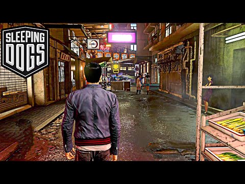 Sleeping Dogs in 2022 😱 Night Market Chase Missions🔥 Ultra Graphics 1080p  