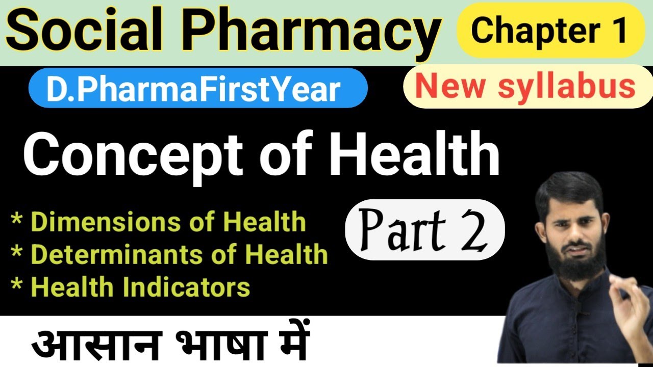 Concept of Health || Dimensions of Health || Determinants of Health || Health Indicators