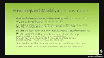 Working with Task Duration, Constraints, and Deadlines in Microsoft Project 2013