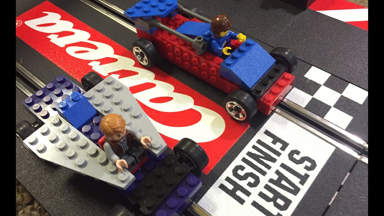 instans ur i det mindste LEGO Slot Car Race - YouTube