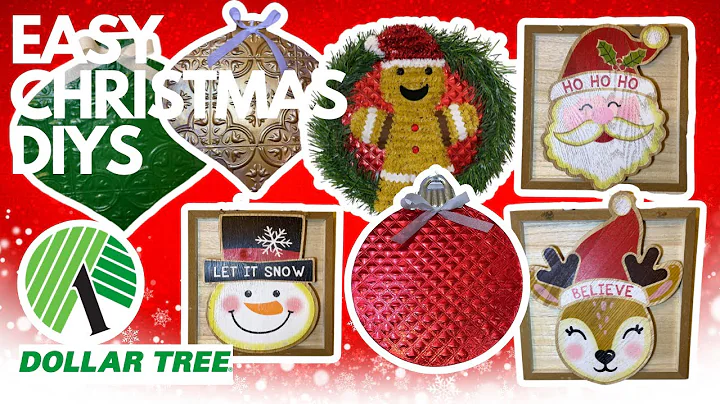 5 Minute Christmas DIYS using Dollar Tree! Hacks