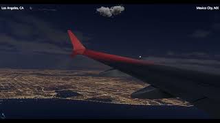 Detailed ULTIMATE SLEEP FLIGHT: American Flight AA 2546 into Mexico City (MMMX) B737 MAX 8 in MSFS 2024 Information