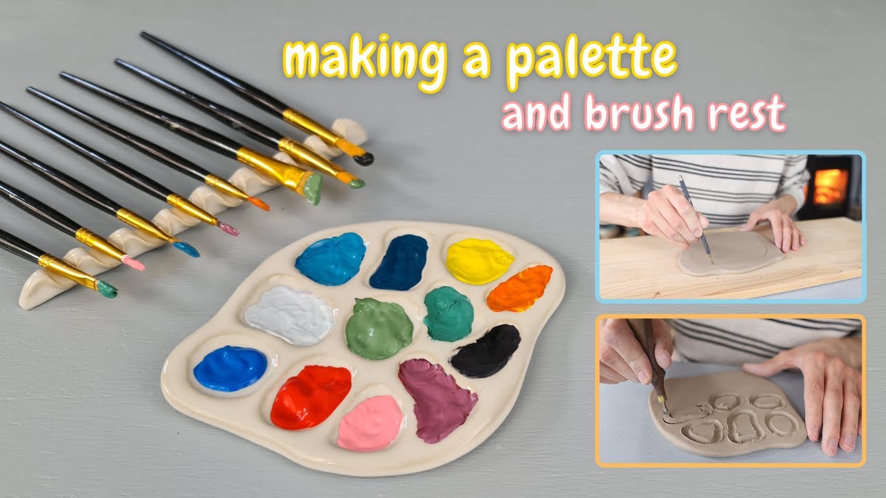 Handmade Ceramic Paint Palettes - Life After Breakfast