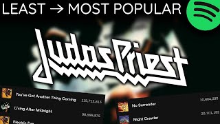 Every JUDAS PRIEST Song LEAST TO MOST PLAYED [2023]