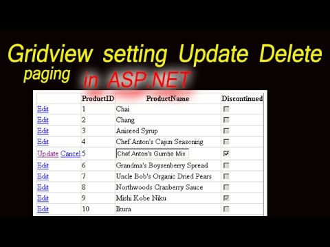 ASP.NET Gridview Control