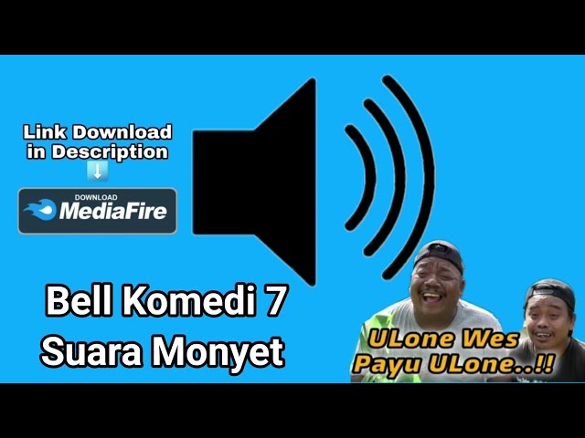 Sound Effect Lucu Bell Komedi 7 | Suara monyet woko Channel class=