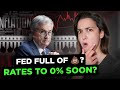 Wall St Calls Fed Bluff! 👏 Interest Rates DROPPING 📉 to 0% Sooner? 🎯 (Historical Data Says YES ✅)