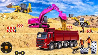 Real City Construction Simulator 3D - Excavator Jcb Road Construction Game - Android GamePlay screenshot 1