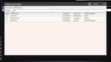 How to manage holiday group in ONtime?
