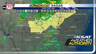 SUNDAY, 3:30 AM Weather Update for San Antonio & Hill Country from Sarah Spivey (4/12/2026)