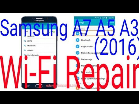 How to Fix Wifi Samsung Galaxy 2017 100%Done