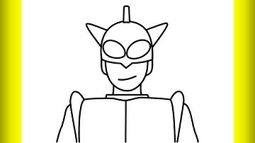 How To Draw Action Kamen From Shinchan Step By Step / Drawing Creation /