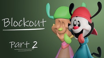 Wakko Character Blockout 2 - ZBrush Sculpting