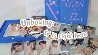 Download Lagu Unboxing Seventeen 세븐틴 Best Album 17 is Right Here Dear Version 💎✨ MP3