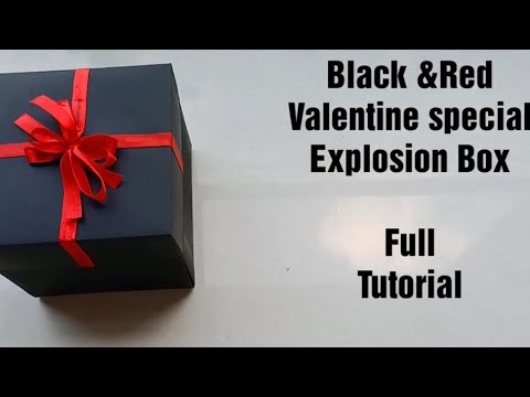 Valentine Special Explosion box Tutorial|| Best Gift for Valentine's ...