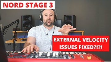 NORD STAGE 3 - Firmware v2.60 - External Controller Velocity Issue Before & After Demo