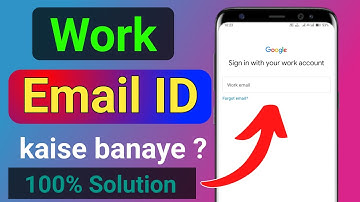 work email id kaise banaye 100 % Solution || work email