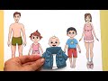 Coloring Let&#39;s go have fun finding Cocomelon Casual clothes part #3 🥰😍Drawing Toys for kids