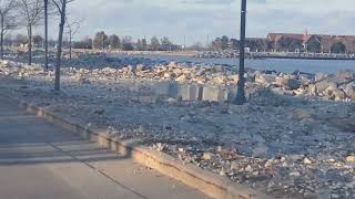Pershing Park Drive Destroyed after February 2020 Storm by CheesyCheetah 499 views 1 year ago 1 minute, 4 seconds