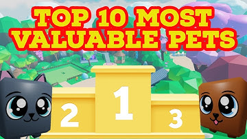 TOP 10 MOST VALUEABLE PETS OF ALL TIME | ROBLOX MINING SIMULATOR 2