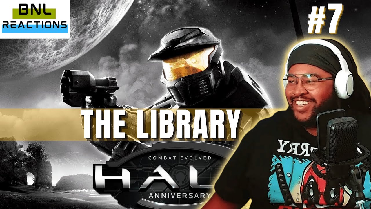 First Time Playing | Halo CE | The Library | Part 7 - YouTube