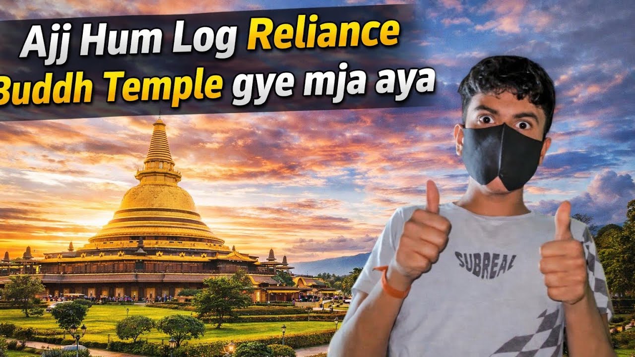 Ajj Hum Log Buddh Temple Gye Mja Aya 😀😄😍🥰
