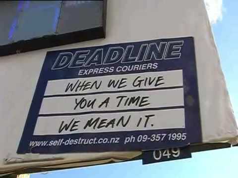 Self Destruct - Deadline Couriers