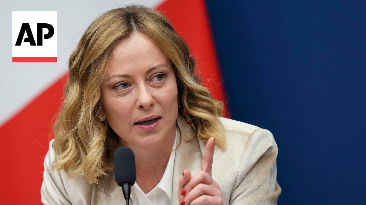 Italy's Giorgia Meloni positions herself as bridge between ...