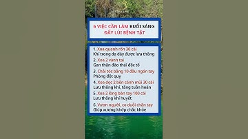 6 việc cần làm buổi sáng đẩy lùi bệnh tật #shorts #suckhoe #giamcan