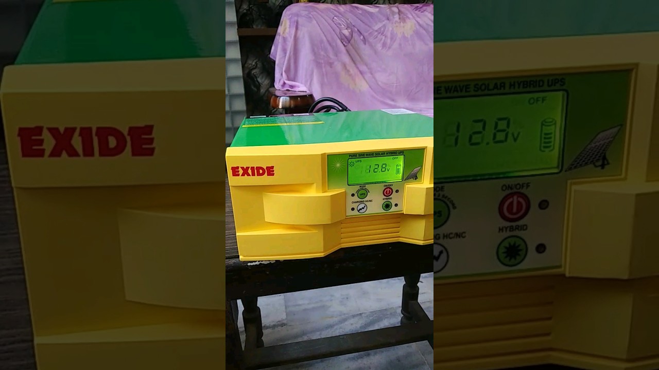 All New Exide solar inverter 