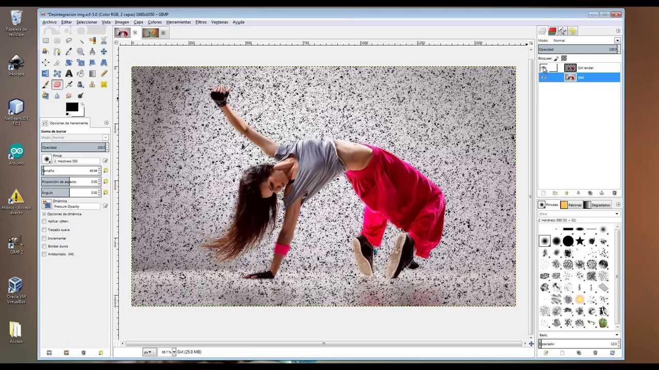Videotutorial en Español Filtros - Artisticos Gimp 2.8 - YouTube