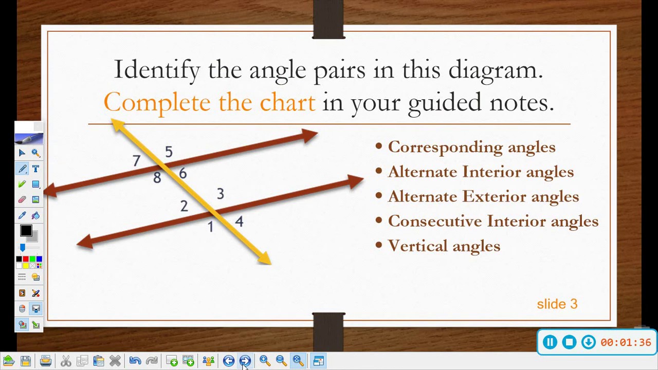 Proving Lines Parallel