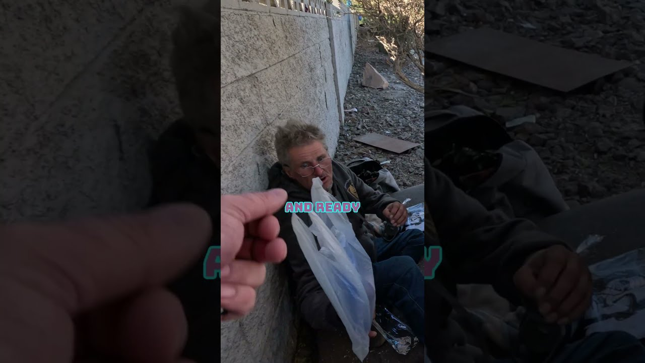 Helping A Homeless Man Call His Kids 