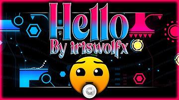 HELLO By iriswolfx | Hard level | Daily level | All coins | Geometry Dash 2.11