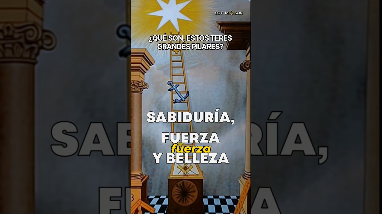 Porqué tenemos tres Grandes Pilares, Que sostiene...? #masoneria #masones