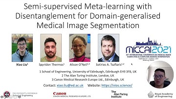 Semi-supervised Meta-learning with Disentanglement for Domain-generalised Medical Image Segmentation
